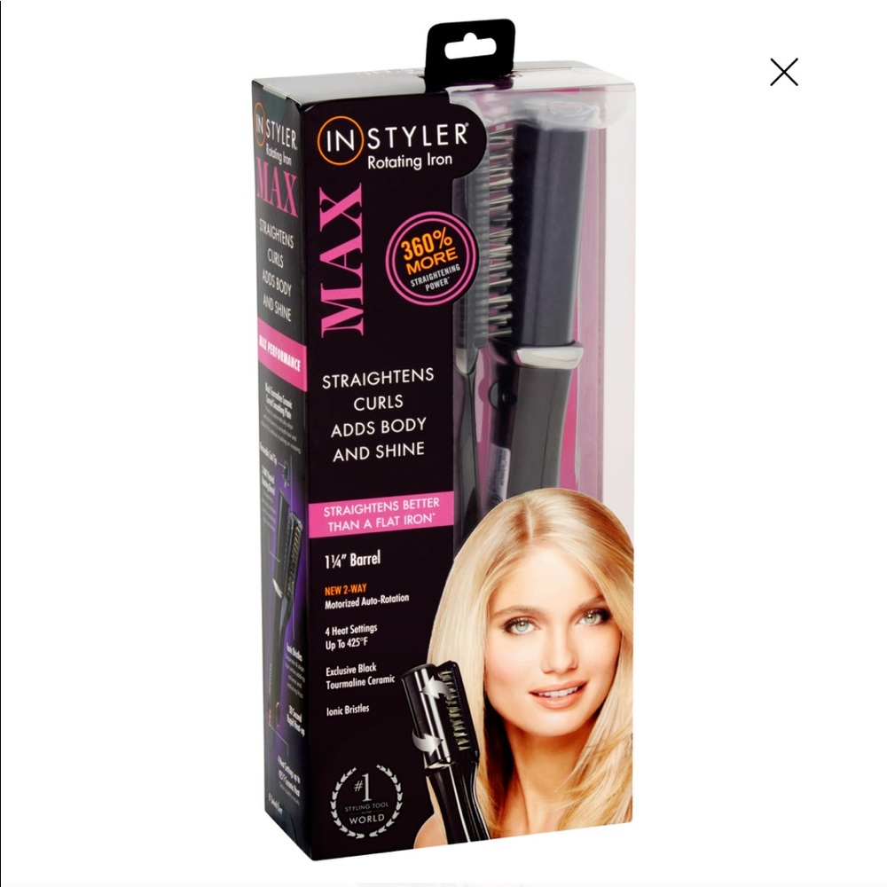 Instyler rotating iron